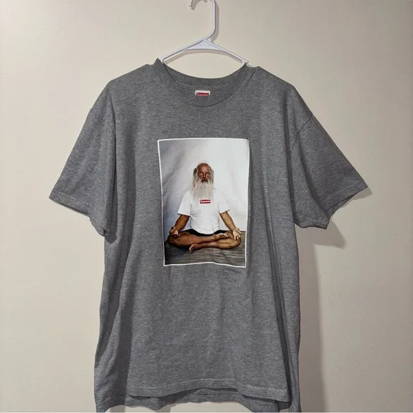 Supreme Gray Rick Rubin T-shirt L - Picture 1 of 3